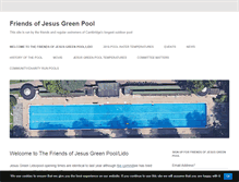 Tablet Screenshot of jesusgreenpool.org